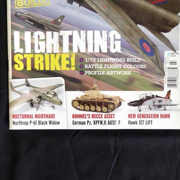 NEW MARCH 2014 AIRFIX MODEL WORLD MAGAZINE LIGHTNING STRIKE MODEL BUILDING WWII - Picture 7 of 8